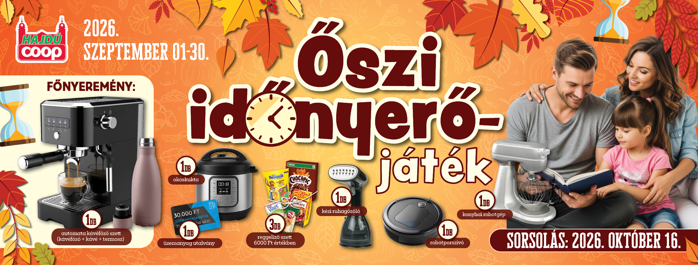 2026 09 Hajdú-Coop banner - Őszi Időnyerő